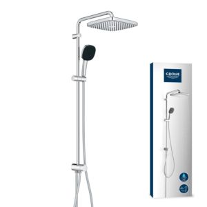 Grohe Vitalio Comfort 250 Flex Duschsystem 26986001 mit Umstellung für die Wandmontage chrom