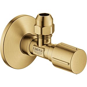 Grohe angle valve 22037GN0 2000 / 2 &quot;x 3/8&quot;, metal handle, rosette, 2000 cm, brushed cool sunrise