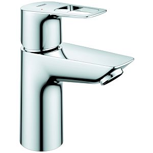 Grohe BauLoop basin mixer 23337001 1/2&quot;, S-Size, without waste set, with temperature limiter, smooth body, chrome