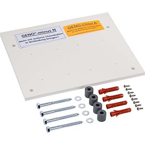 Grünbeck mounting plate for two 203576 peristaltic dosing pumps