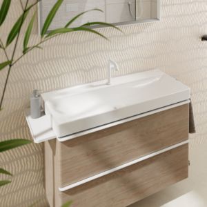 hansgrohe Xelu Q lavabo 61036450 1000x480mm, avec trou pour robinetterie, sans trop-plein, SmartClean, blanc