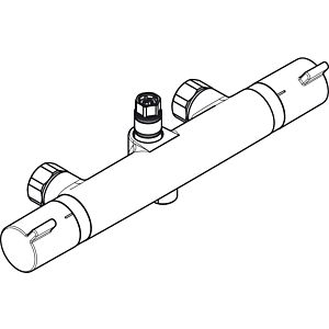 hansgrohe Thermostat Dusche Aufputz für 92147000 Showerpipe chrom