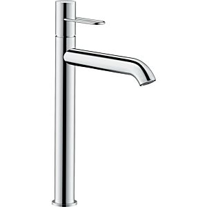 hansgrohe Axor Uno Waschtischarmatur 38034140 Ausladung 201mm, unverschließbare Ablaufgarnitur, mit Bügelgriff, brushed bronze