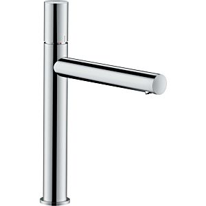 hansgrohe Axor Uno Waschtischarmatur 45003140 Ausladung 198mm, unverschließbare Ablaufgarnitur, mit Zerogriff, brushed bronze