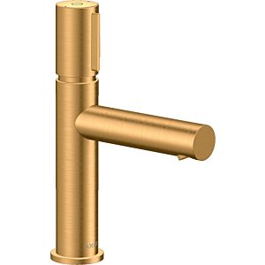 hansgrohe Axor Uno Waschtischarmatur 45012250 Ausladung 123mm, unverschließbare Ablaufgarnitur, brushed gold optic