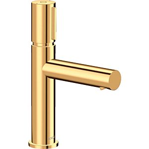 hansgrohe Axor Uno Waschtischarmatur 45012990 Ausladung 123mm, unverschließbare Ablaufgarnitur, polished gold optic