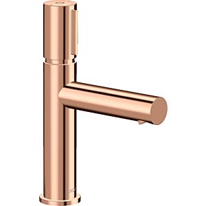 hansgrohe Axor Uno Waschtischarmatur 45012300 Ausladung 123mm, unverschließbare Ablaufgarnitur, polished red gold