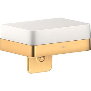 hansgrohe Axor Lotionspender 42819950 mit Ablage, Glas, brushed brass