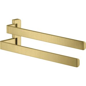 hansgrohe Axor Handtuchhalter 42821950 409mm, 2-armig, schwenkbar, brushed brass