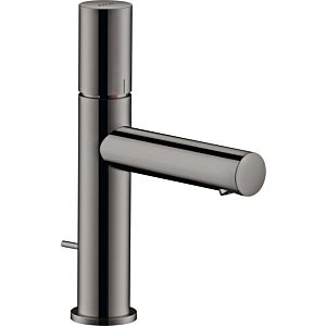 hansgrohe Axor Uno Waschtischarmatur 45001330 Ausladung 123mm, mit Zerogriff, Zugstangen-Ablaufgarnitur, polished black chrome