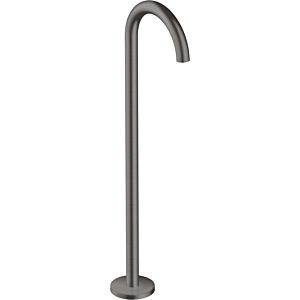 hansgrohe Axor Uno trim set 38412340 bath spout floor-standing, curved, projection 226mm, brushed black chrome