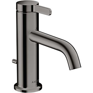 hansgrohe Axor One wash basin mixer 48000330 projection 130mm, with pop-up waste set, polished black chrome