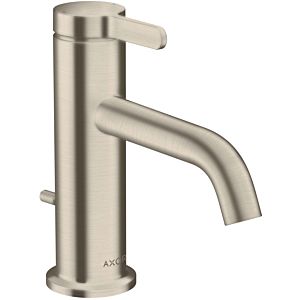 hansgrohe Axor One wash basin mixer 48000820 projection 130mm, with pop-up waste set, brushed nickel
