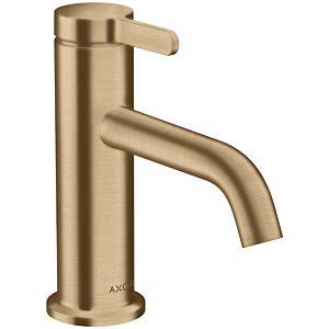 hansgrohe Axor One wash basin mixer 48001140 projection 130mm, non-closable waste set, brushed bronze