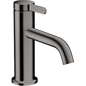hansgrohe Axor One wash basin mixer 48001330 projection 130mm, non-closable waste set, polished black chrome