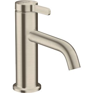 hansgrohe Axor One wash basin mixer 48001820 projection 130mm, non-closable waste set, brushed nickel