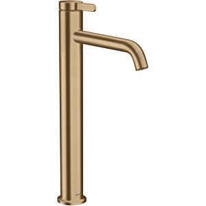 hansgrohe Axor One wash basin mixer 48002140 projection 180mm, non-closable waste set, brushed bronze