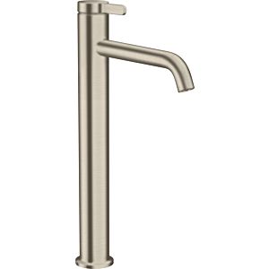 hansgrohe Axor One wash basin mixer 48002820 projection 180mm, non-closable waste set, brushed nickel