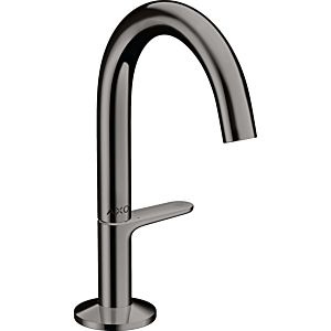 hansgrohe Axor One wash basin mixer 48010330 projection 122mm, with push-open waste set, polished black chrome