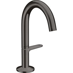 hansgrohe Axor One wash basin mixer 48010340 projection 122mm, with push-open waste set, brushed black chrome