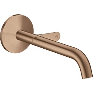 hansgrohe Axor One trim kit 48112310 concealed basin mixer, with spout 220mm, brushed red gold