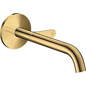 hansgrohe Axor One trim kit 48112990 concealed basin mixer, with spout 220mm, polished gold optic