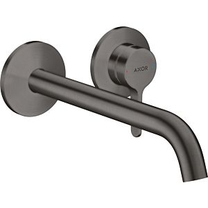 hansgrohe Axor One trim kit 48120340 concealed fitting, with lever handle and spout 220mm, brushed black chrome