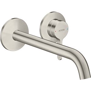 hansgrohe Axor One trim kit 48120800 concealed fitting, with lever handle and spout 220mm, stainless steel look