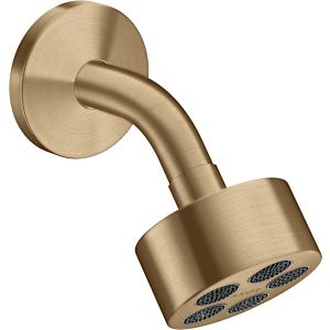 hansgrohe Axor One overhead shower 48490140 with shower arm, brushed bronze