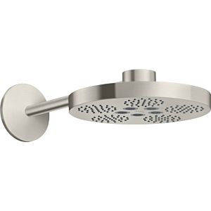 hansgrohe Axor One overhead shower 48492800 with shower arm, 2jet, stainless steel look
