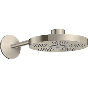 hansgrohe Axor One overhead shower 48492820 with shower arm, 2jet, brushed nickel