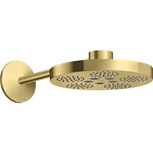 hansgrohe Axor One overhead shower 48492950 with shower arm, 2jet, brushed brass