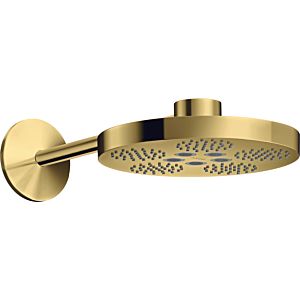hansgrohe Axor One overhead shower 48492990 with shower arm, 2jet, polished gold optic