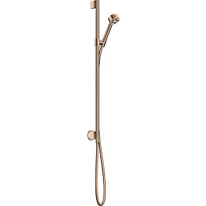 hansgrohe Axor One shower set 48791300 with wall connection, 75mm, 1jet, polished red gold
