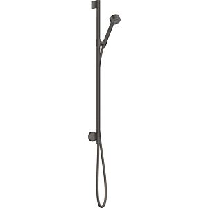 hansgrohe Axor One shower set 48791340 with wall connection, 75mm, 1jet, brushed black chrome