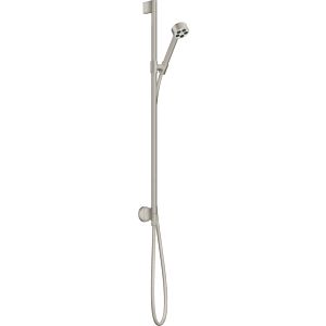 hansgrohe Axor One shower set 48791800 with wall connection, 75mm, 1jet, stainless steel look