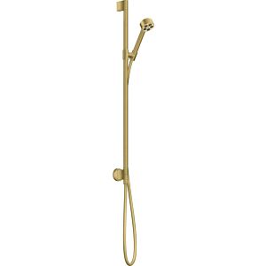 hansgrohe Axor One shower set 48791950 with wall connection, 75mm, 1jet, brushed brass