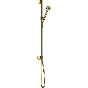 hansgrohe Axor One shower set 48791990 with wall connection, 75mm, 1jet, polished gold optic