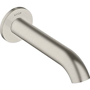 hansgrohe Axor Uno bath spout 38411800 projection 178mm, curved, with rosette, wall mounting, stainless steel look