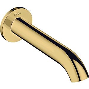 hansgrohe Axor Uno bath spout 38411990 projection 178mm, curved, with rosette, wall mounting, polished gold optic