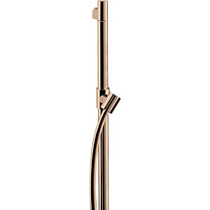 hansgrohe Axor Starck shower rail 27830300 900mm, with shower hose 1600mm, polished red gold