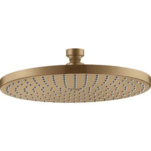 hansgrohe Axor Starck overhead shower 28494140 ceiling or wall mounting, 240mm, 1jet, brushed bronze