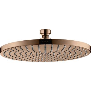 hansgrohe Axor Starck overhead shower 28494300 ceiling or wall mounting, 240mm, 1jet, polished red gold