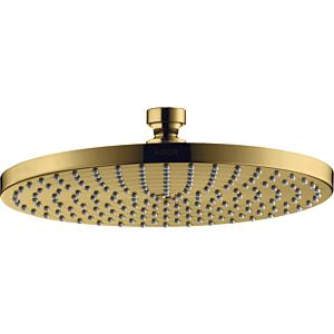 hansgrohe Axor Starck overhead shower 28494990 ceiling or wall mounting, 240mm, 1jet, polished gold optic