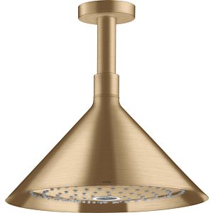 hansgrohe Axor overhead shower 26022140 with ceiling connection, brushed bronze