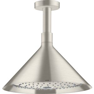 hansgrohe Axor overhead shower 26022800 with ceiling connection, stainless steel optic