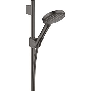 hansgrohe Axor Uno shower set 27987340 900mm, with hand shower, 120mm, 3jet, brushed black chrome