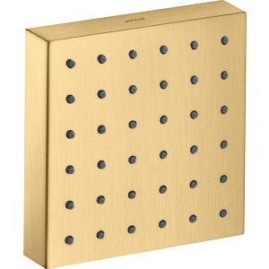 hansgrohe Axor Starck trim set 28491250 concealed shower module, 120x120mm, brushed gold optic