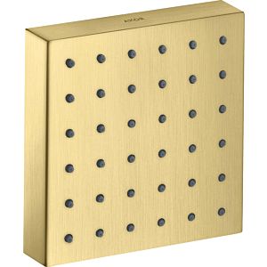 hansgrohe Axor Starck trim set 28491950 concealed shower module, 120x120mm, brushed brass