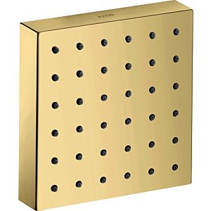 hansgrohe Axor Starck final installation set 28491990 concealed shower module, 120x120mm, polished gold optic